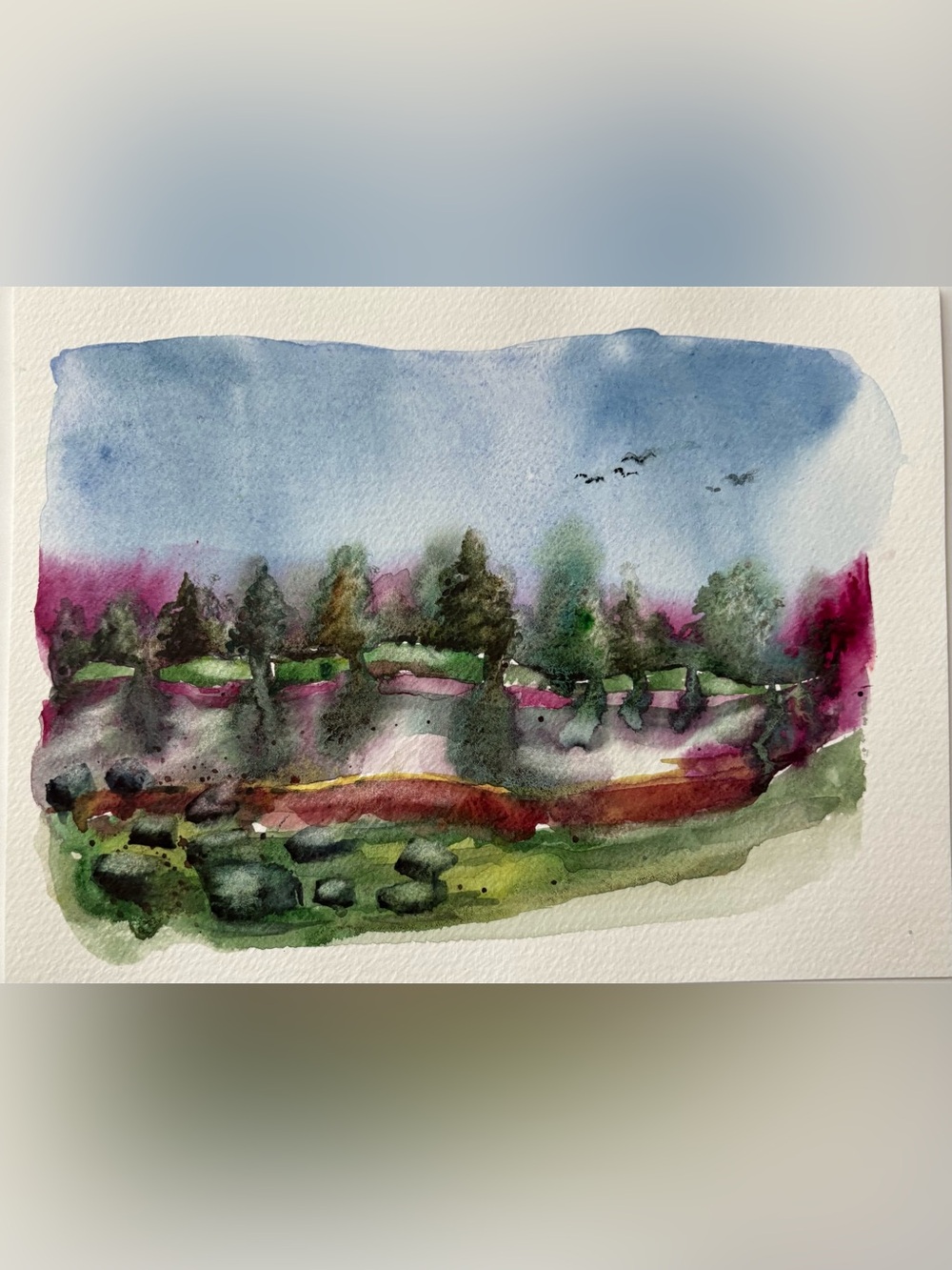 Watercolor painting